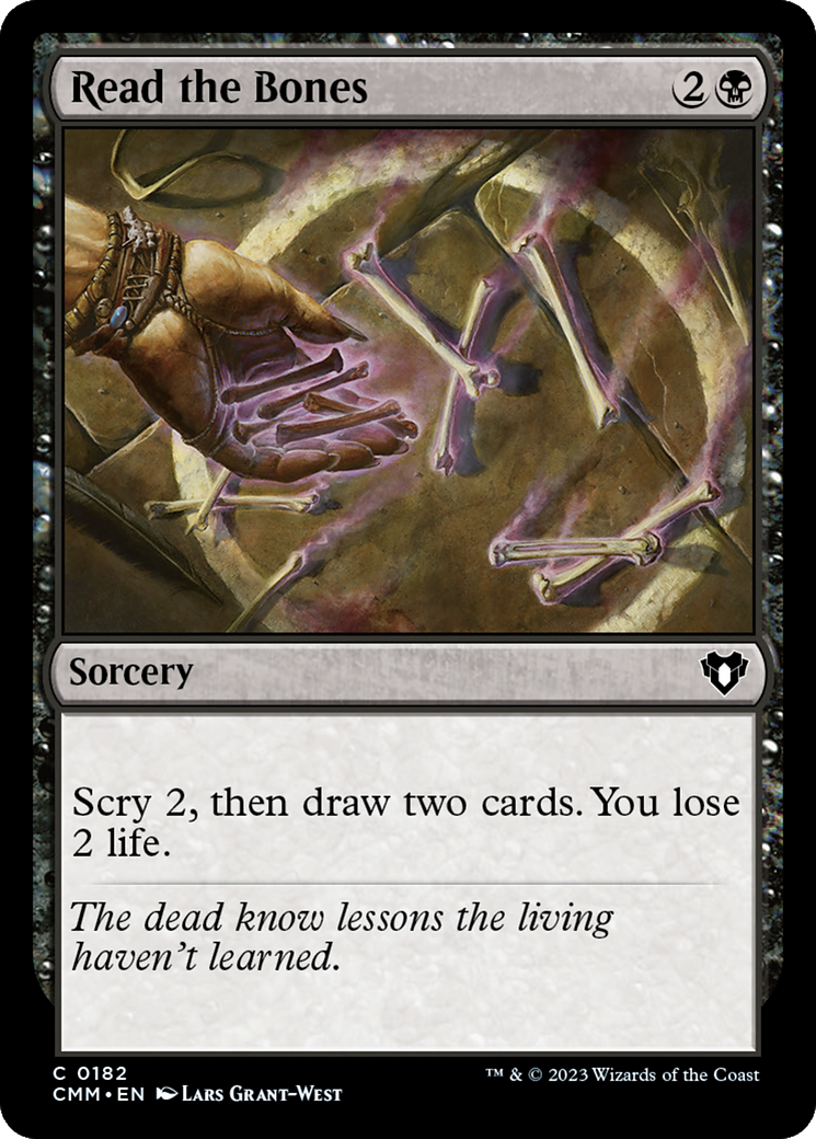 Read the Bones [Commander Masters] | Odin's Place