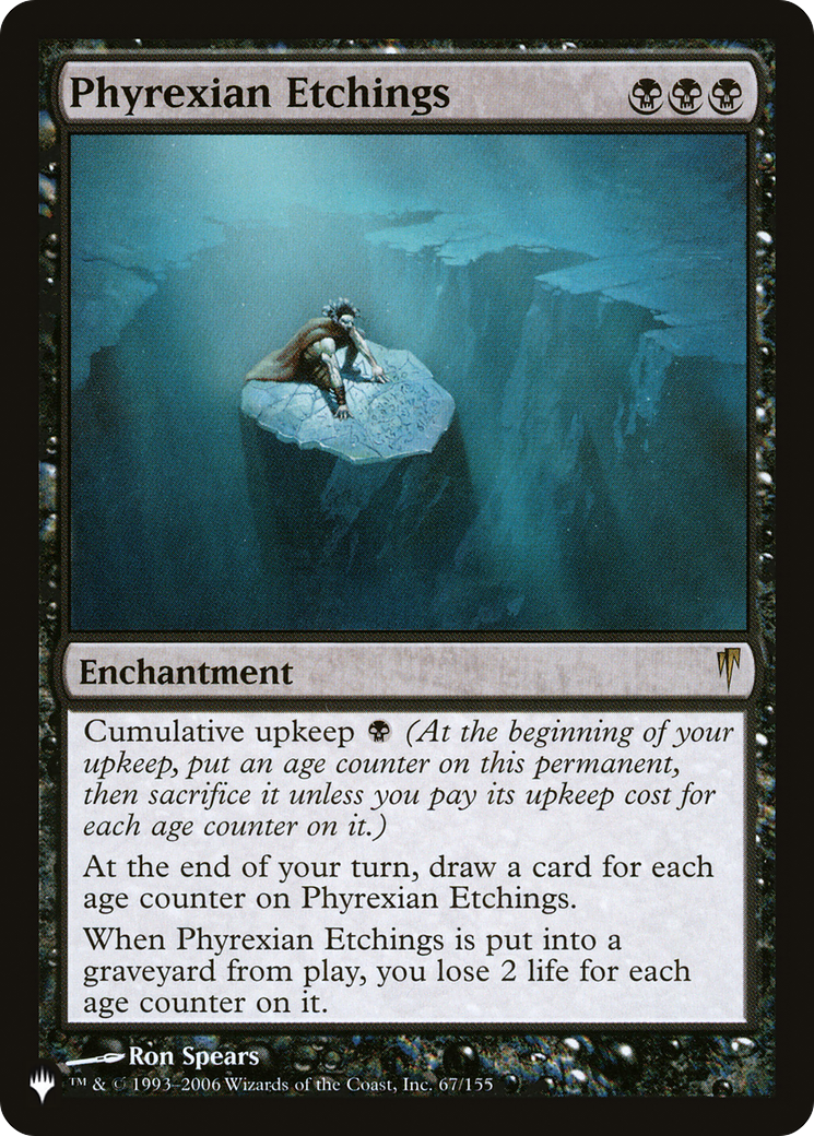 Phyrexian Etchings [The List] | Odin's Place