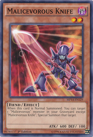Malicevorous Knife [MP14-EN129] Common | Odin's Place