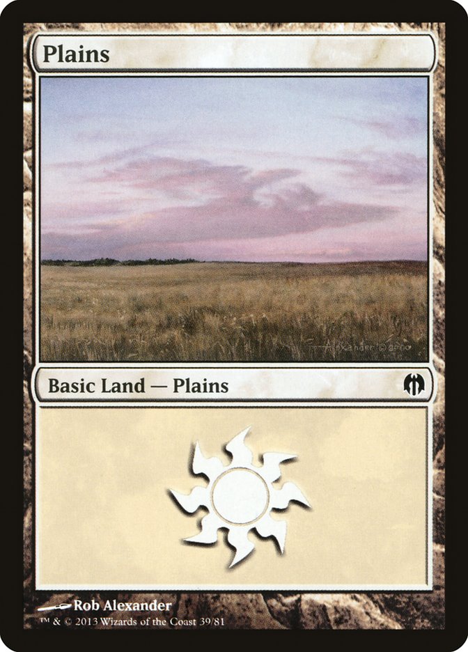 Plains (39) [Duel Decks: Heroes vs. Monsters] | Odin's Place
