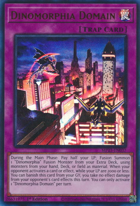 Dinomorphia Domain [MP23-EN037] Ultra Rare | Odin's Place