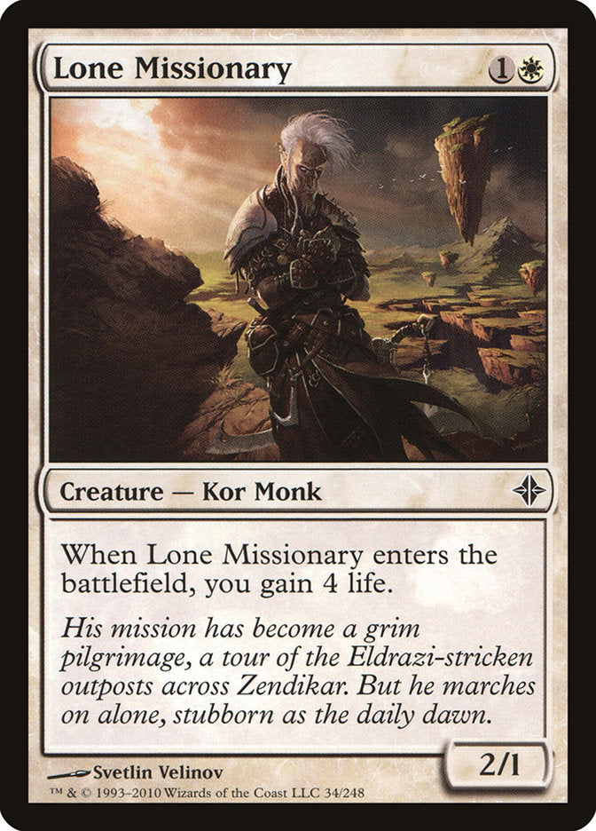 Lone Missionary (34) [Rise of the Eldrazi] | Odin's Place