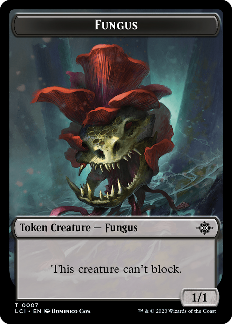 Copy // Fungus Double-Sided Token [The Lost Caverns of Ixalan Tokens] | Odin's Place