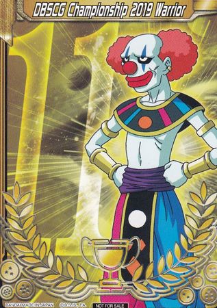 DBSCG Championship 2019 Warrior (Merit Card) - Universe 11 "Belmod" (11) [Tournament Promotion Cards] | Odin's Place