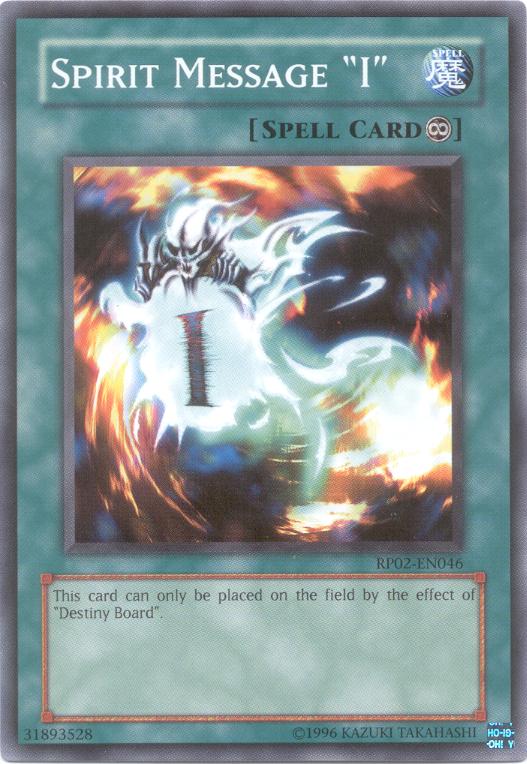 Spirit Message "I" [RP02-EN046] Common | Odin's Place