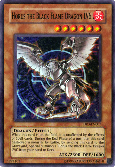 Horus the Black Flame Dragon LV6 [DR3-EN007] Super Rare | Odin's Place