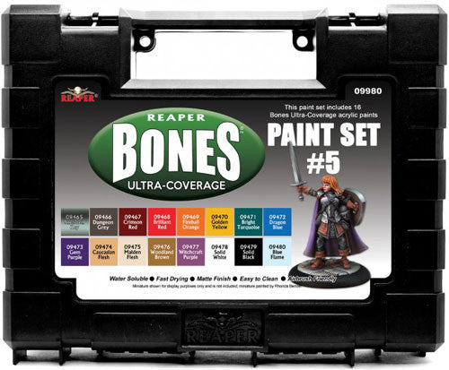 Reaper Master Series Paints Bones Ultra-Coverage Paints: Set #5 | Odin's Place