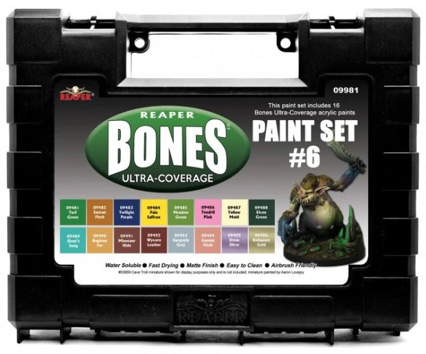 Reaper Master Series Paints Bones Ultra-Coverage Paints: Set #6 | Odin's Place