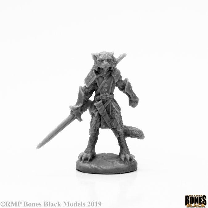 Reaper Bones Black: Catfolk Warrior | Odin's Place