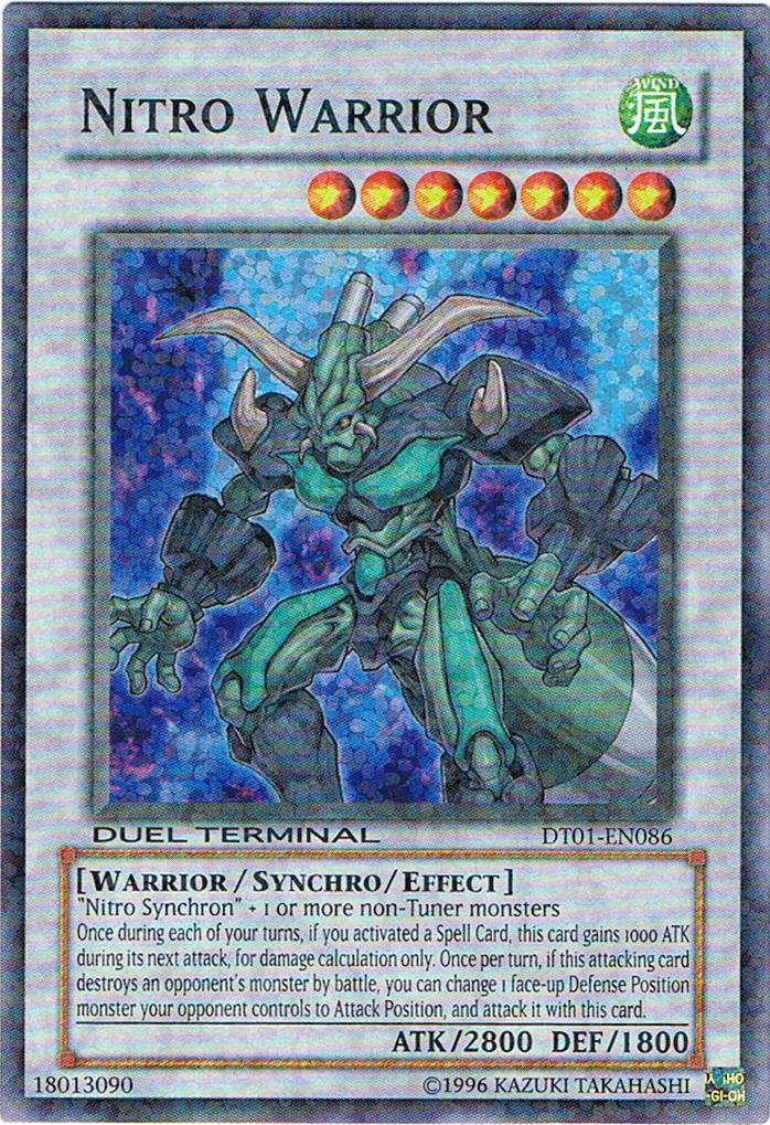 Nitro Warrior [DT01-EN086] Super Rare | Odin's Place