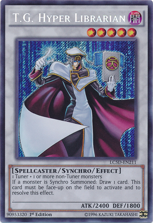 T.G. Hyper Librarian [LC5D-EN211] Secret Rare | Odin's Place