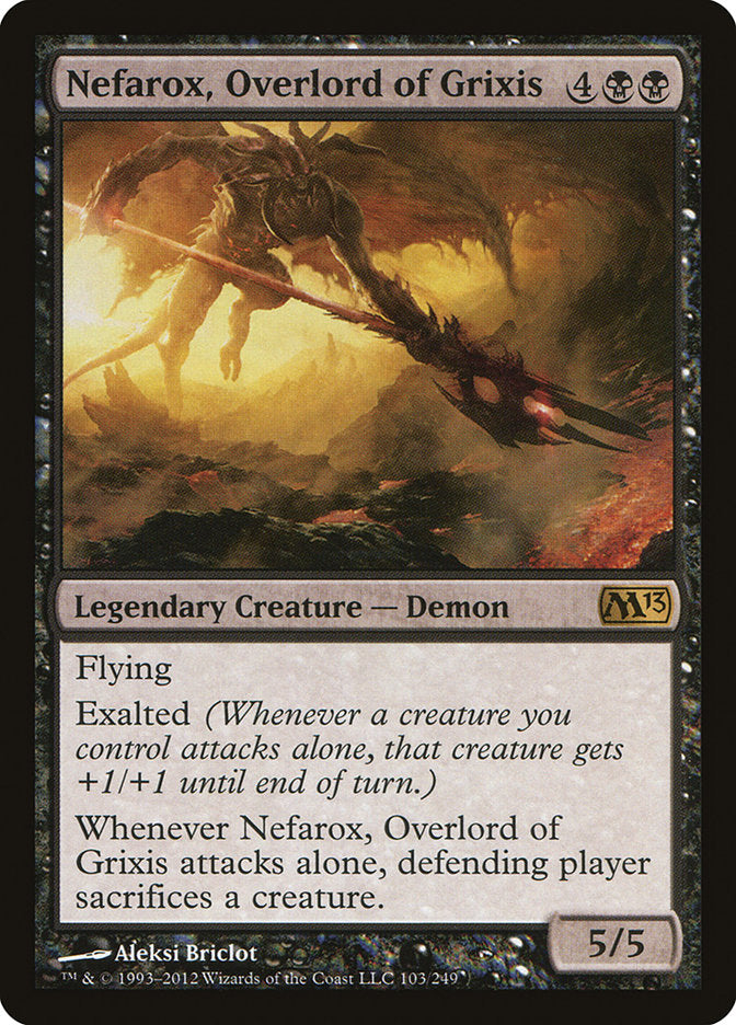 Nefarox, Overlord of Grixis (103) [Magic 2013] | Odin's Place