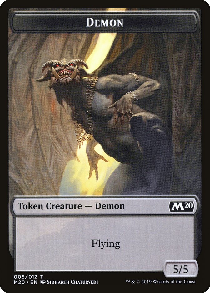 Demon Token [Core Set 2020 Tokens] | Odin's Place