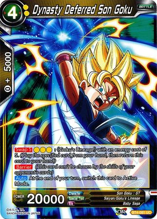 Dynasty Deferred Son Goku (BT4-081) [Colossal Warfare] | Odin's Place