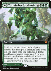 Turntimber Symbiosis // Turntimber, Serpentine Wood (Extended Art) [Zendikar Rising] | Odin's Place