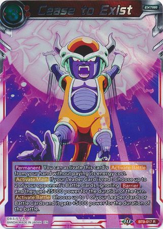 Cease to Exist (BT9-017) [Universal Onslaught] | Odin's Place