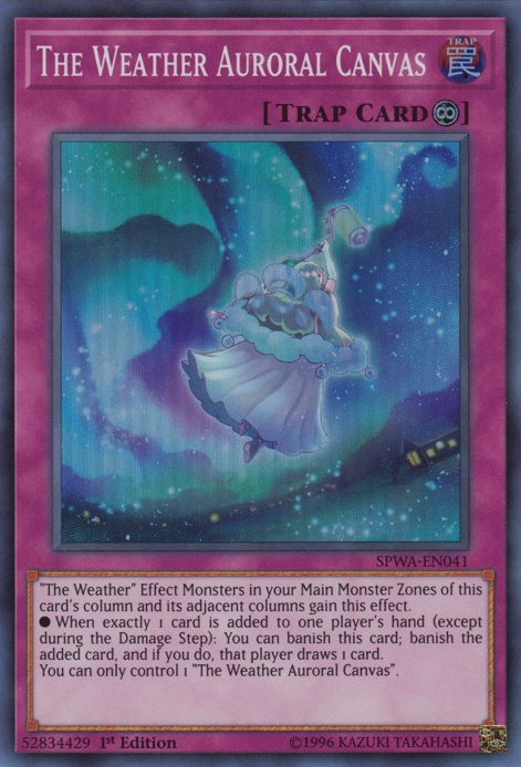 The Weather Auroral Canvas [SPWA-EN041] Super Rare | Odin's Place