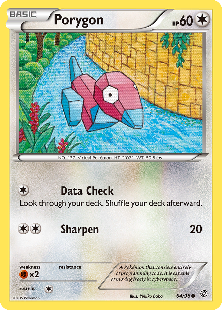 Porygon (64/98) [XY: Ancient Origins] | Odin's Place