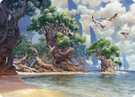 Yavimaya Coast Art Card [Dominaria United Art Series] | Odin's Place