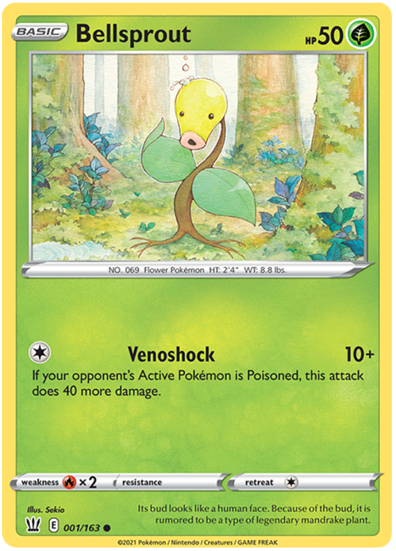 Bellsprout (001/163) [Sword & Shield: Battle Styles] | Odin's Place