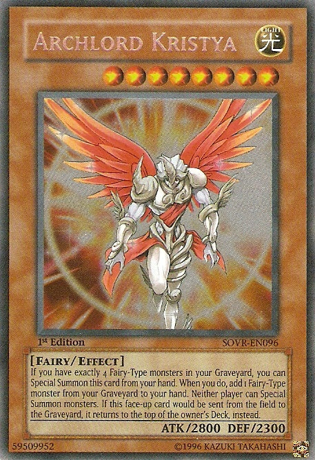 Archlord Kristya [SOVR-EN096] Secret Rare | Odin's Place