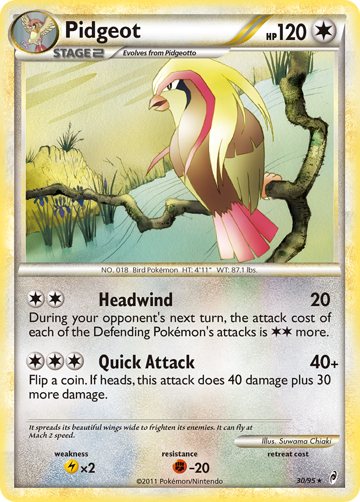 Pidgeot (30/95) [HeartGold & SoulSilver: Call of Legends] | Odin's Place