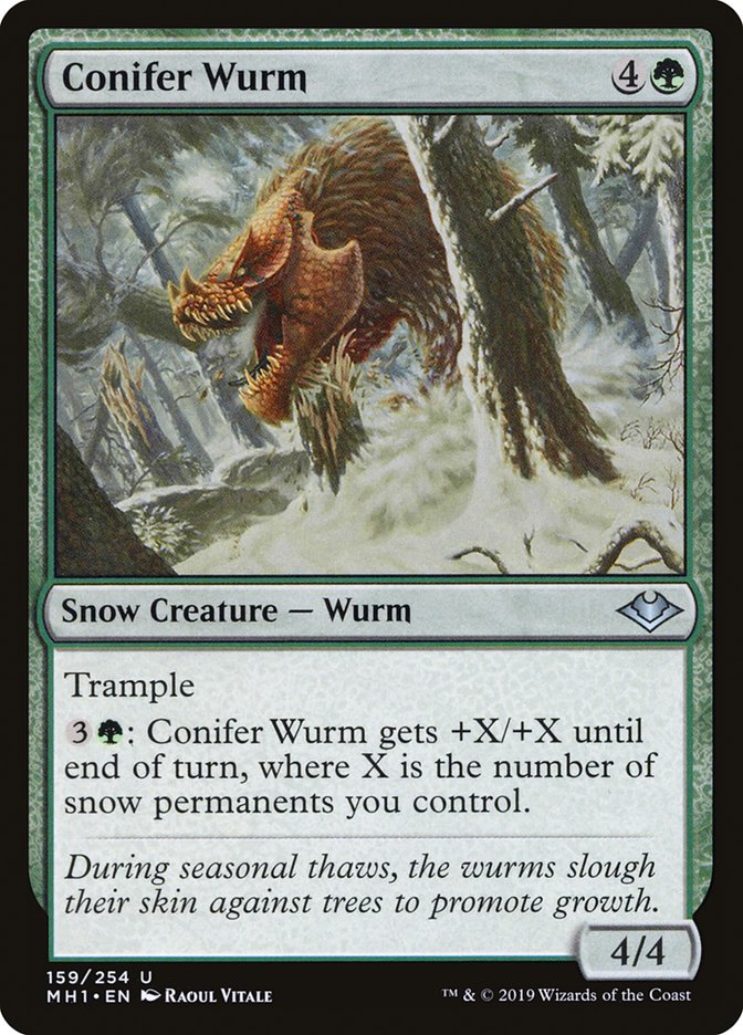Conifer Wurm (159) [Modern Horizons] | Odin's Place