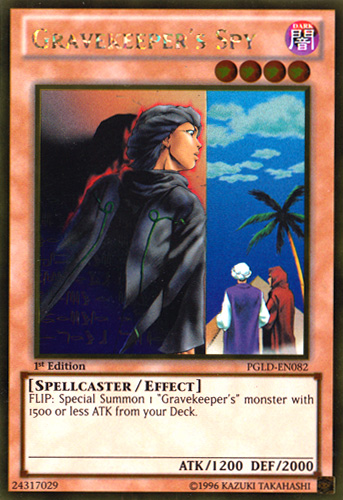 Gravekeeper's Spy [PGLD-EN082] Gold Rare | Odin's Place