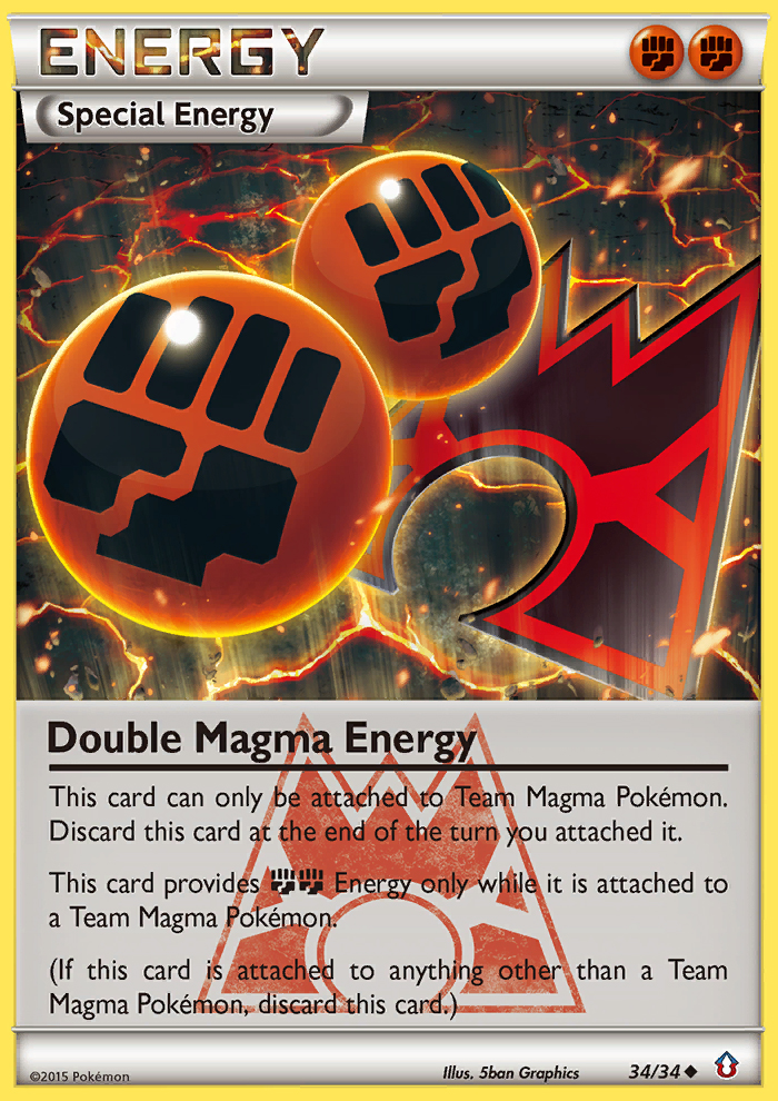 Double Magma Energy (34/34) [XY: Double Crisis] | Odin's Place