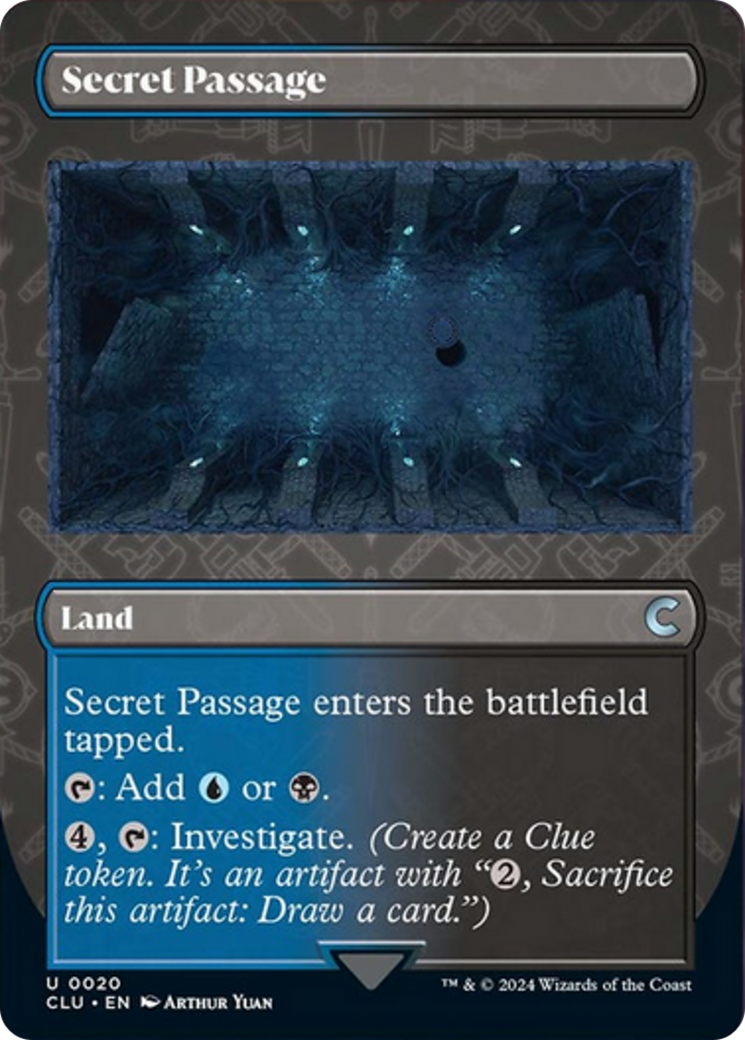 Secret Passage (Borderless) [Ravnica: Clue Edition] | Odin's Place