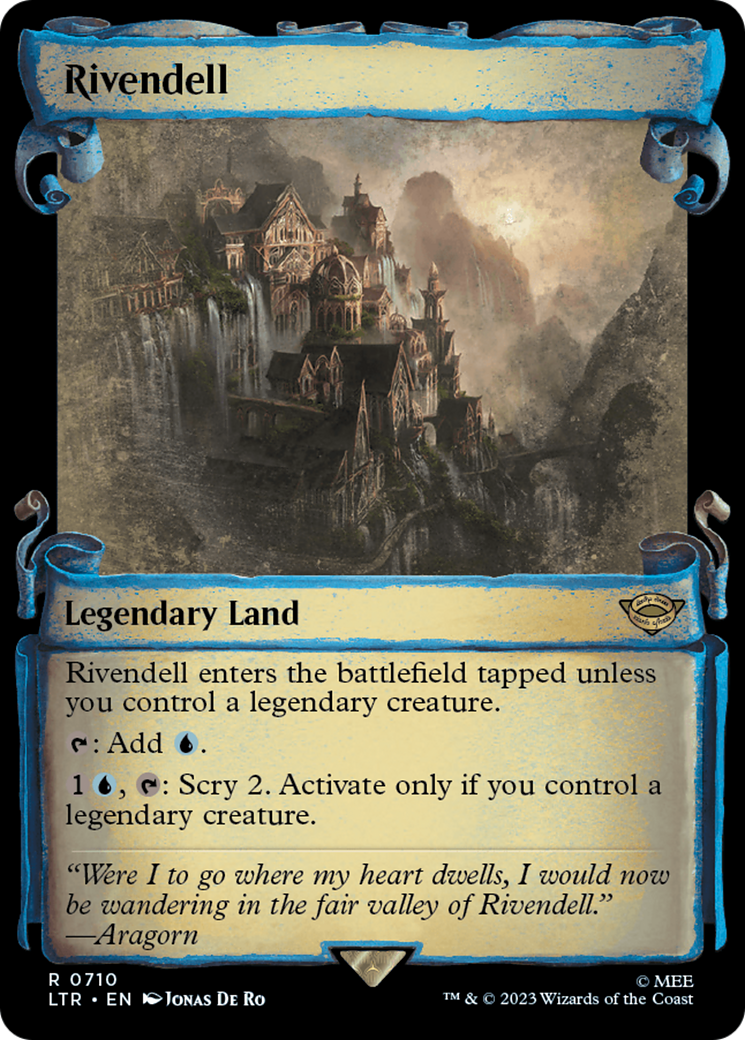 Rivendell [The Lord of the Rings: Tales of Middle-Earth Showcase Scrolls] | Odin's Place