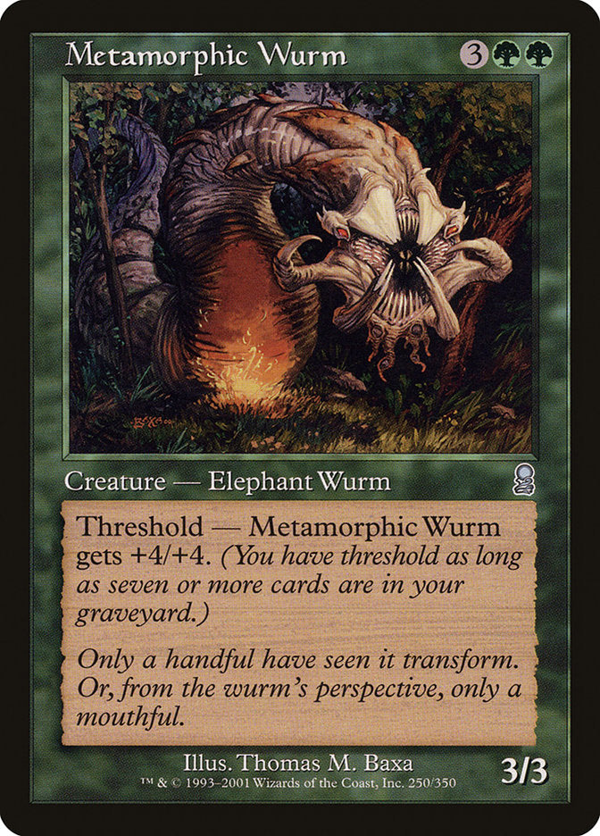 Metamorphic Wurm (250) [Odyssey] | Odin's Place