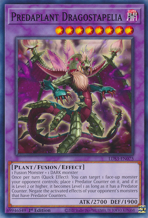 Predaplant Dragostapelia [LDS3-EN075] Common | Odin's Place