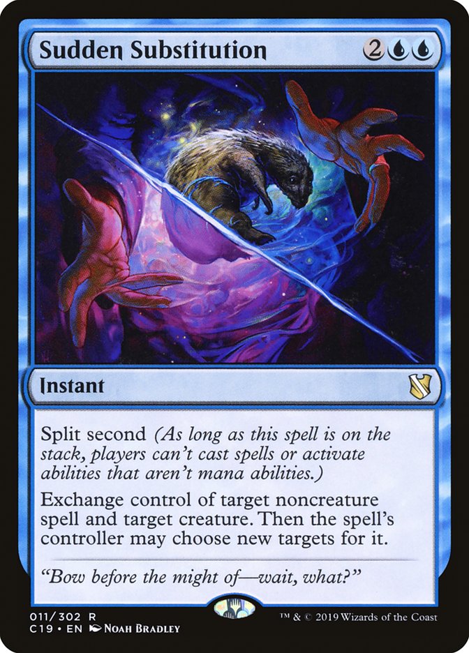 Sudden Substitution [Commander 2019] | Odin's Place
