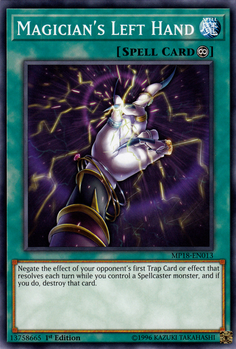 Magician's Left Hand [MP18-EN013] Common | Odin's Place