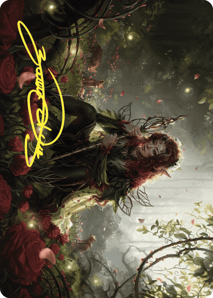 Yenna, Redtooth Regent Art Card (Gold-Stamped Signature) [Wilds of Eldraine Art Series] | Odin's Place