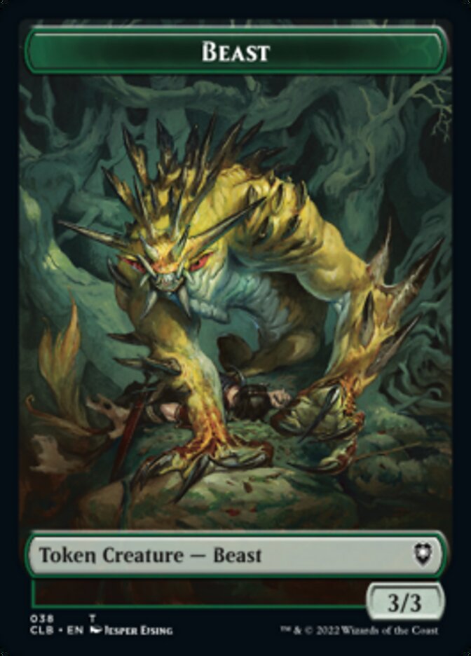 Satyr // Beast Double-Sided Token [Commander Legends: Battle for Baldur's Gate Tokens] | Odin's Place