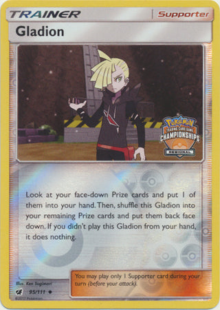 Gladion (95/111) (Regional Championship Promo) [Sun & Moon: Crimson Invasion] | Odin's Place