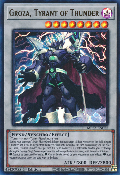 Groza, Tyrant of Thunder [MP23-EN055] Ultra Rare | Odin's Place