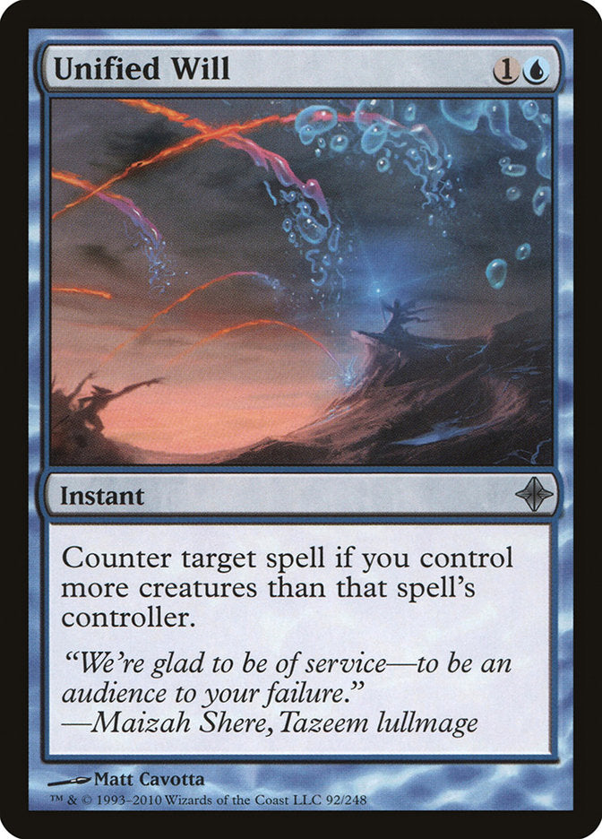 Unified Will (92) [Rise of the Eldrazi] | Odin's Place