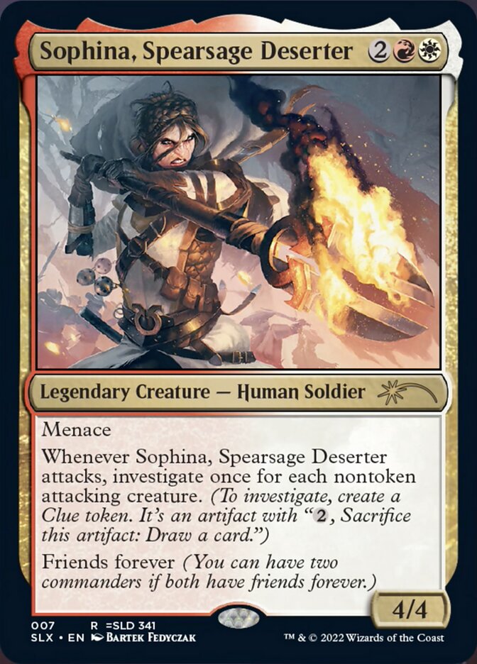 Sophina, Spearsage Deserter [Secret Lair: Universes Within] | Odin's Place