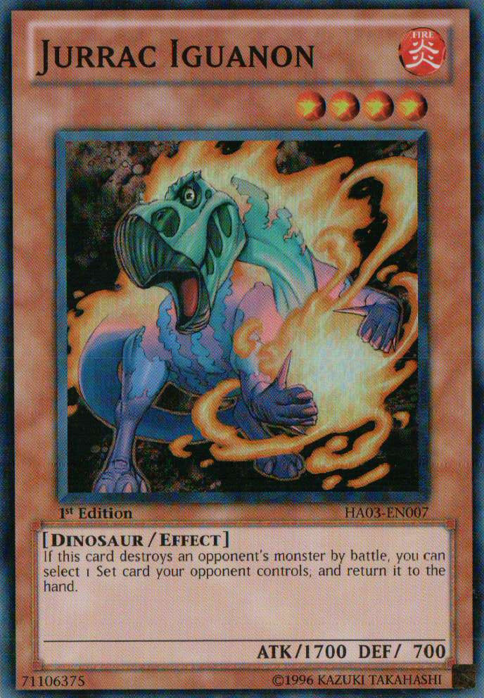 Jurrac Iguanon [HA03-EN007] Super Rare | Odin's Place