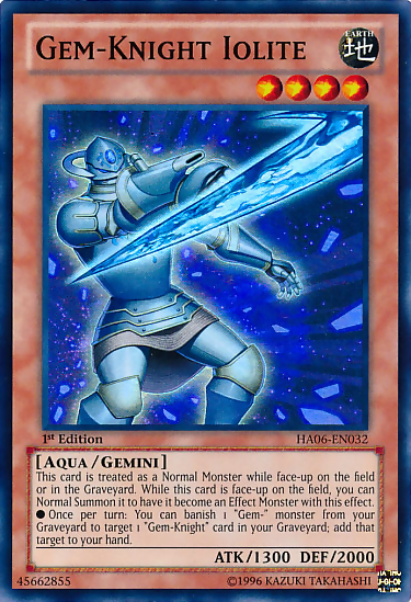 Gem-Knight Iolite [HA06-EN032] Super Rare | Odin's Place