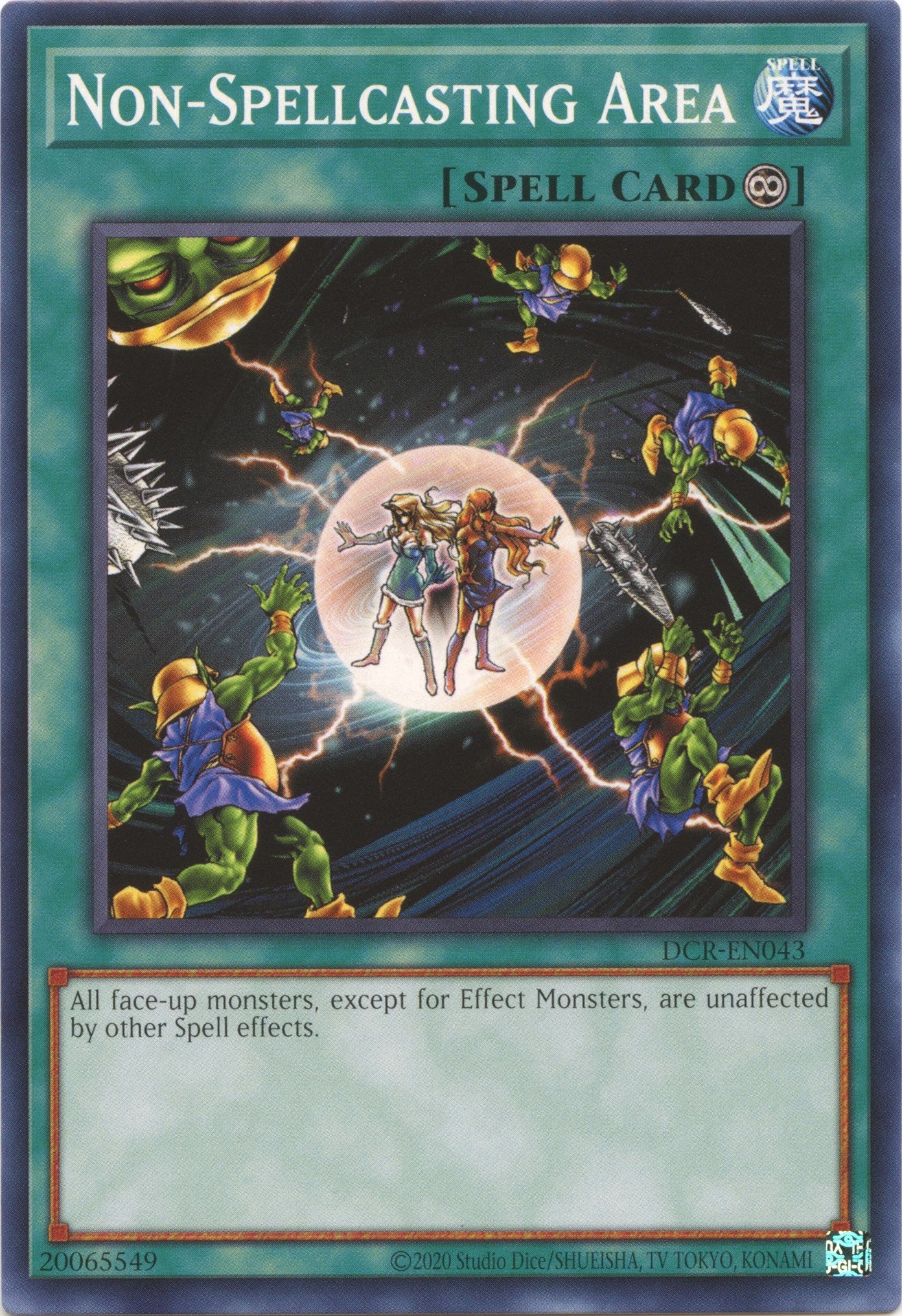 Non-Spellcasting Area (25th Anniversary) [DCR-EN043] Common | Odin's Place