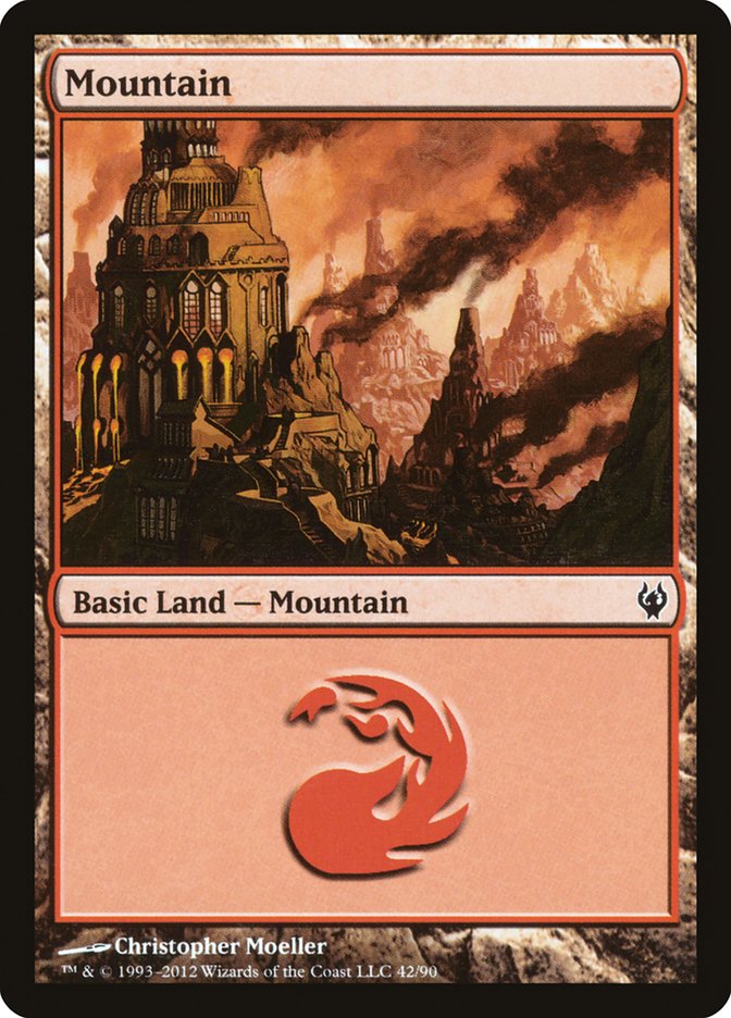 Mountain (42) [Duel Decks: Izzet vs. Golgari] | Odin's Place