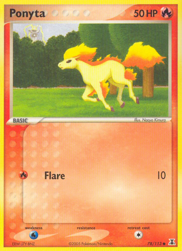 Ponyta (78/113) [EX: Delta Species] | Odin's Place