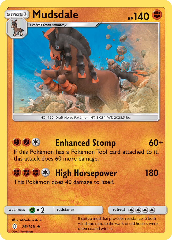 Mudsdale (76/145) [Sun & Moon: Guardians Rising] | Odin's Place