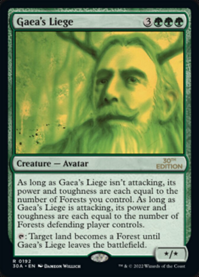 Gaea's Liege [30th Anniversary Edition] | Odin's Place