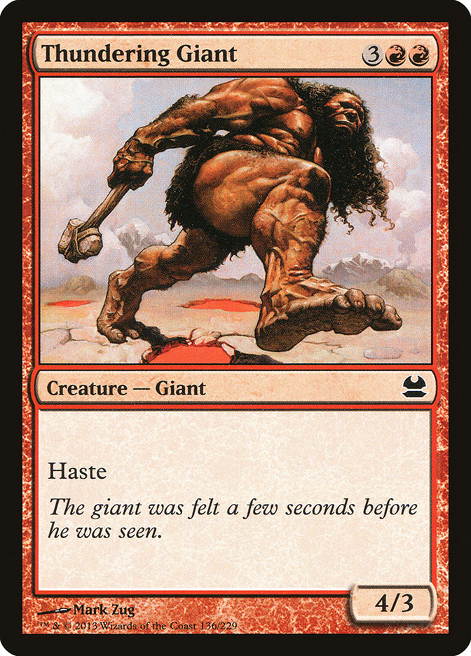 Thundering Giant (136) [Modern Masters] | Odin's Place