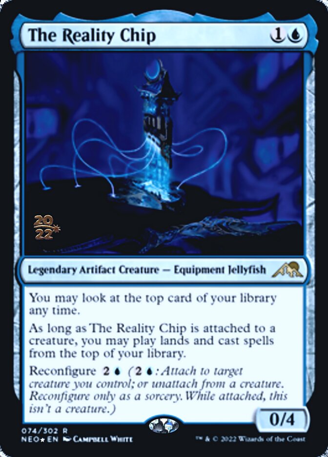 The Reality Chip [Kamigawa: Neon Dynasty Prerelease Promos] | Odin's Place